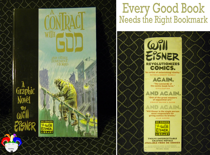 Contract wtih God by Will Eisner marked with Will Eisner library bookmark