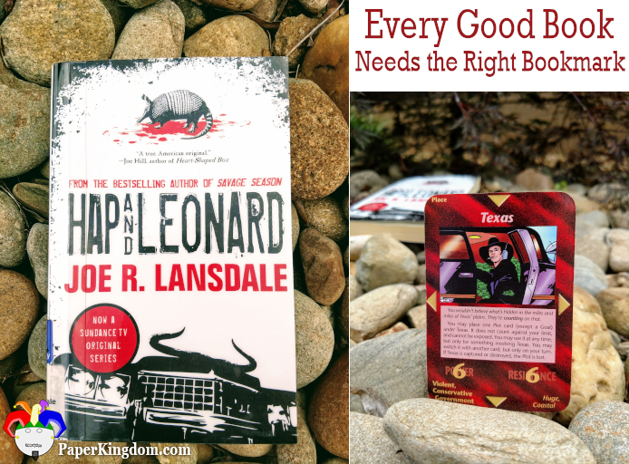 Hap and Leonard by Joe R. Lansdale marked with Illuminati: NWO card Texas