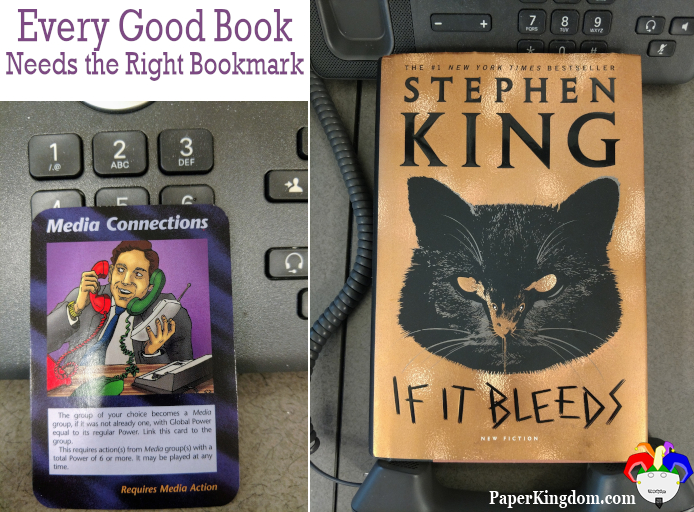 If it Bleeds by Stephen King marked with Illuminati: NWO card Media Connections
