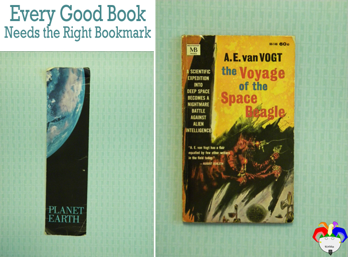 The Voyage of the Space Beagle by A. E. van Vogt marked with Planet Earth bookmark