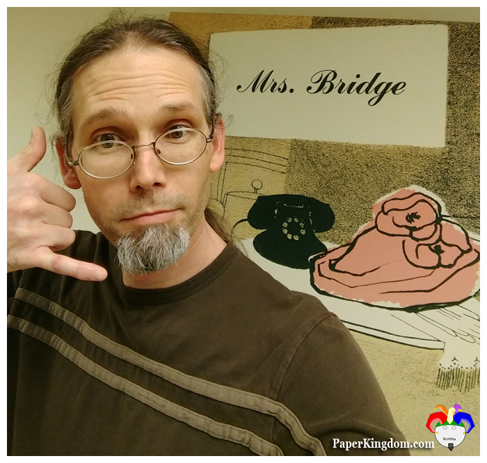 Selfie with Mrs. Bridge bookcover poster