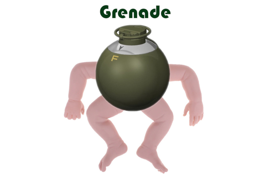 Grenade, a poem by Michael Channing