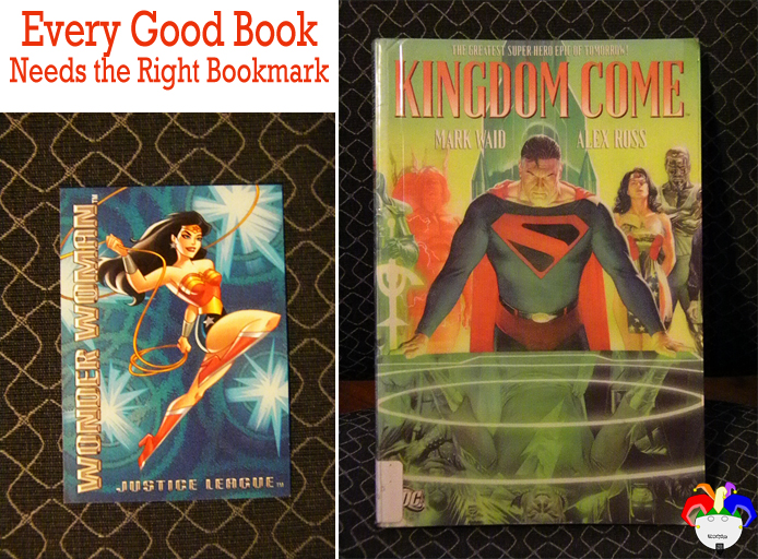 Kingdom Come by Mark Waid and Alex Ros marked with Wonder Woman Justice League trading card