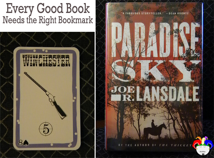 Paradise Sky by Joe R. Lansdale marked with Winchester weapon card from BANG!