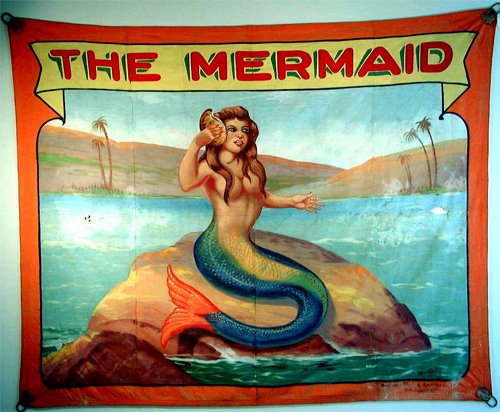 Mermaid sideshow banner