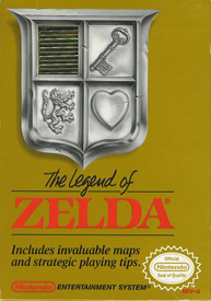 The Legend of Zelda NES box art